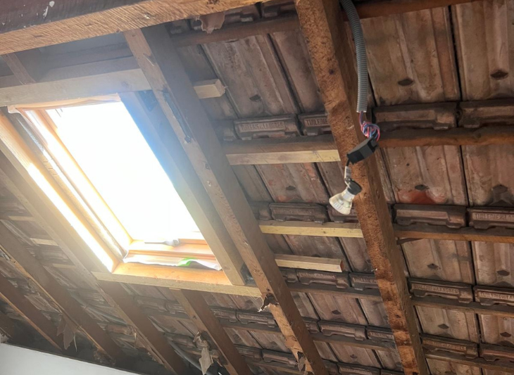 Étape 1 - Combles avant travaux