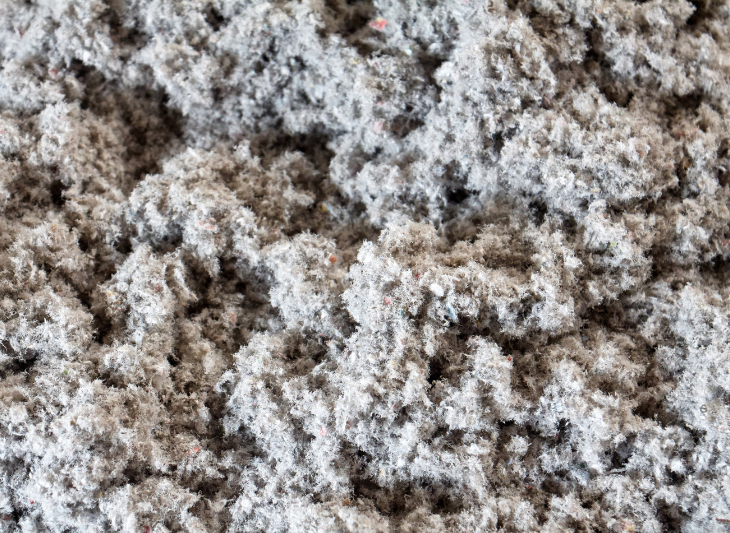 Laine de roche en flocons pour combles