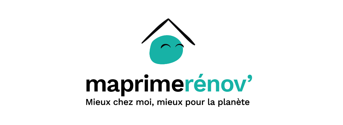 Logo MaPrimeRénov', aide principale de l'État pour la rénovation énergétique.